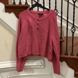 Forever 21 Rose Pink Knit Sweater